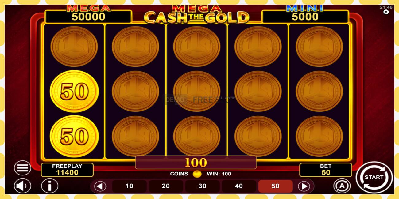 Demo slot Mega Cash The Gold free and without registration, picture - 1