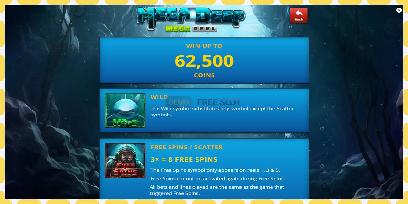 Demo-spor Mega Deep gratis og uten registrering, bilde - 1