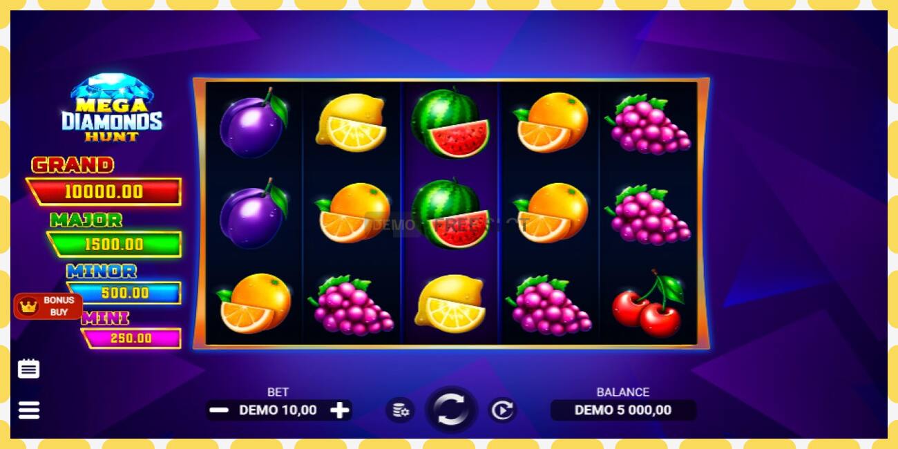 Demo-spor Mega Diamonds Hunt gratis og uten registrering, bilde - 1