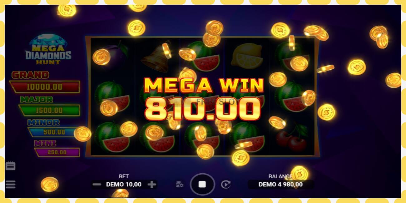 Demo-spor Mega Diamonds Hunt gratis og uten registrering, bilde - 1