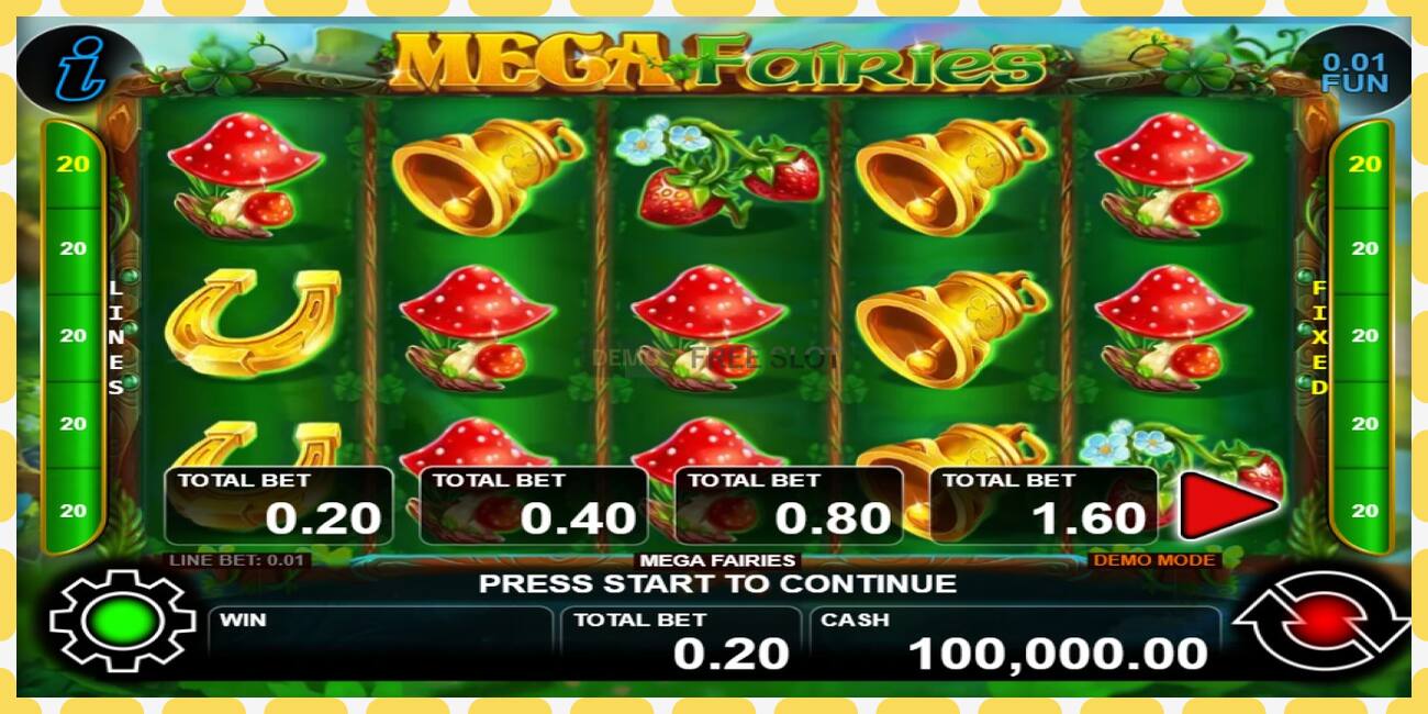 Demo slot Mega Fairies free and without registration, picture - 1