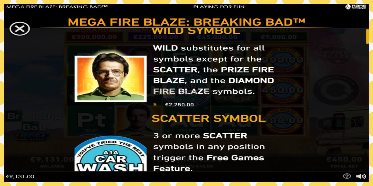 Slot demo Mega Fire Blaze: Breaking Bad percuma dan tanpa pendaftaran, gambar - 1