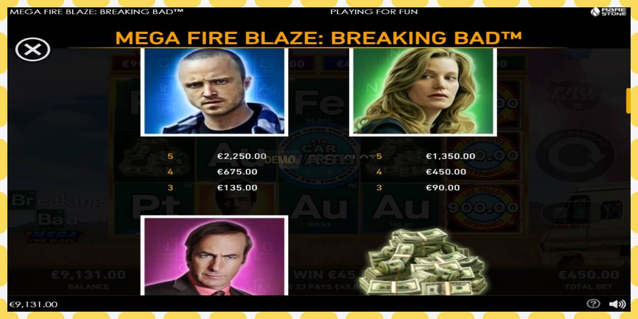 Emplacement de démonstration Mega Fire Blaze: Breaking Bad gratuit et sans inscription, image - 1