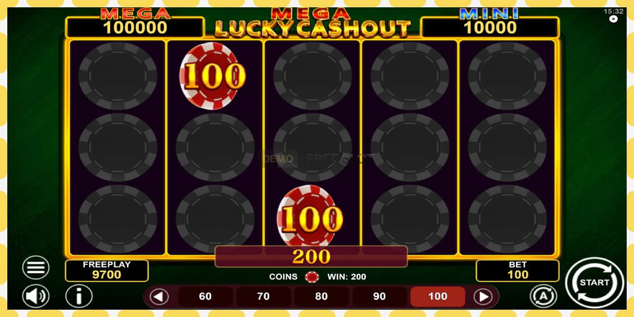 Demo slot Mega Lucky Cashout gratis og uden registrering, billede - 1