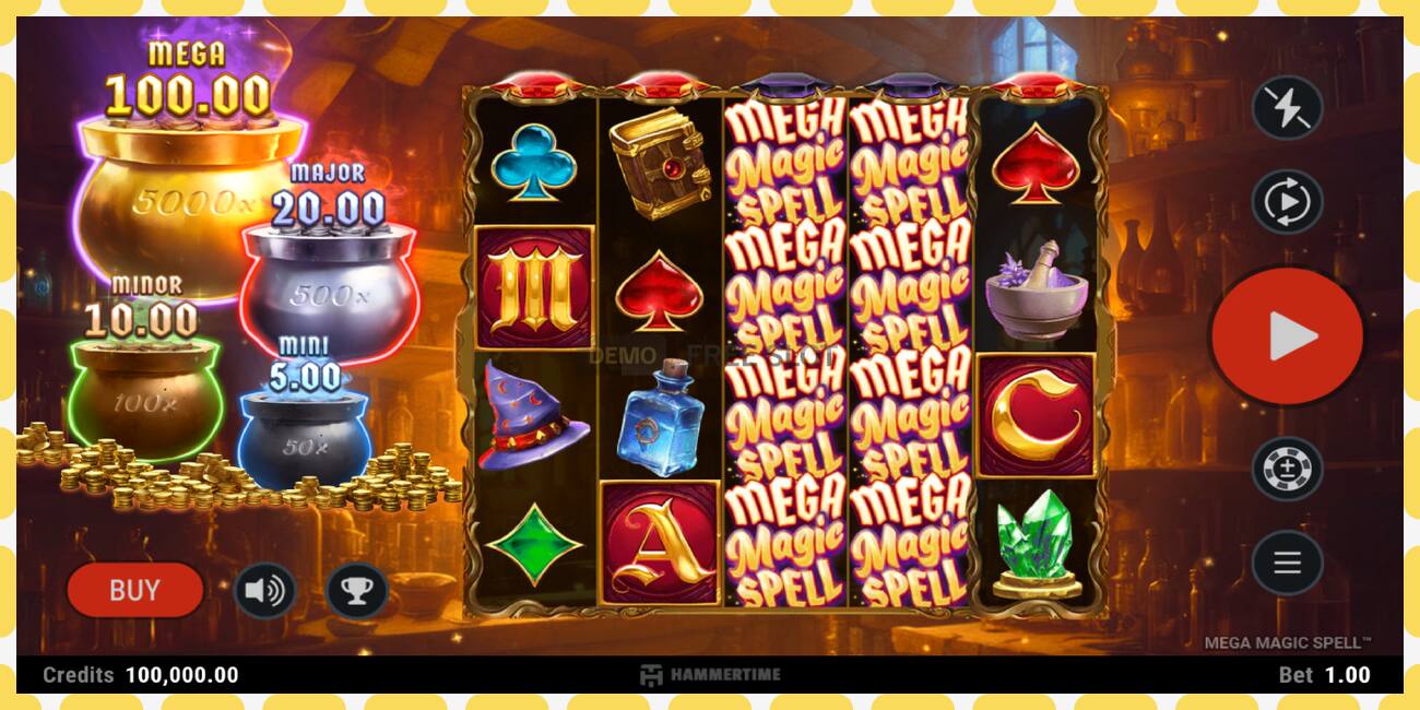 Demo slot Mega Magic Spell free and without registration, picture - 1