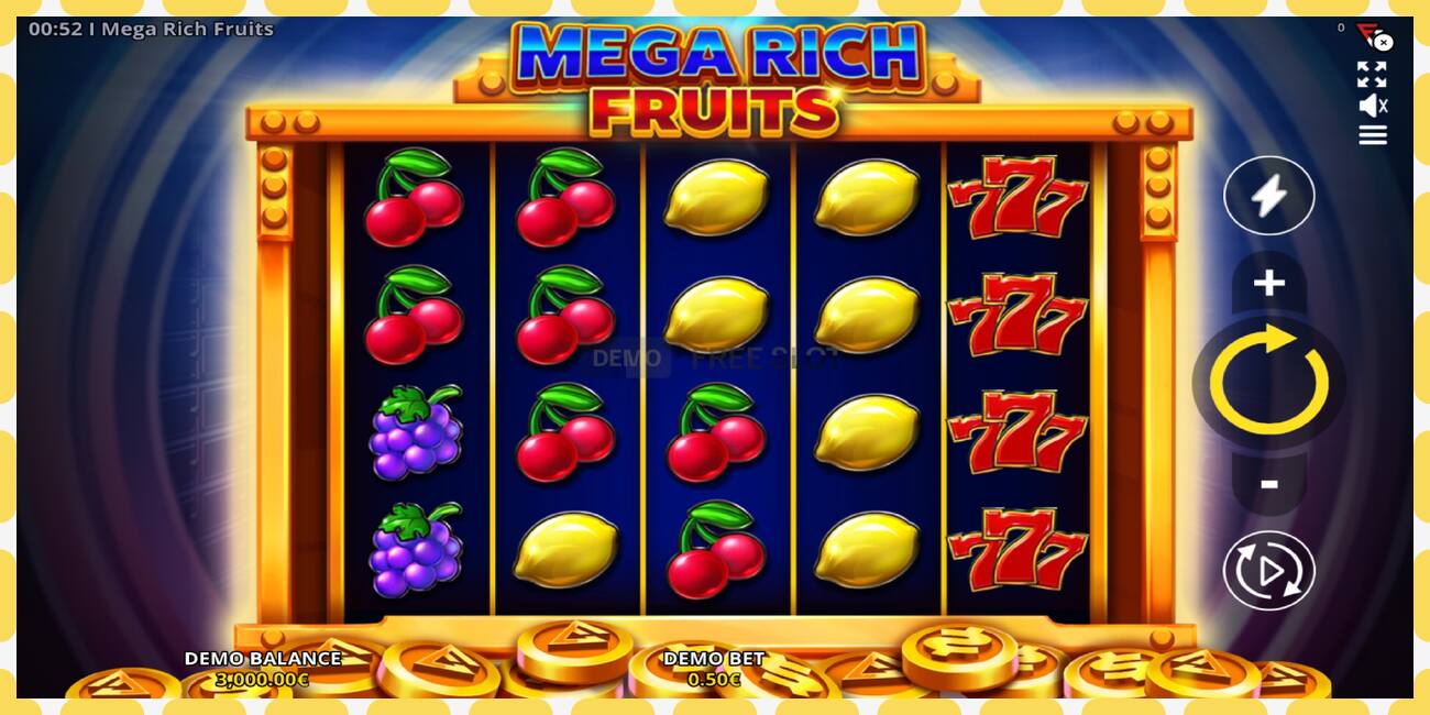 Demo-spor Mega Rich Fruits gratis og uten registrering, bilde - 1