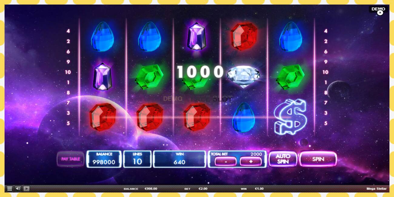 Demo slot Mega Stellar free and without registration, picture - 1