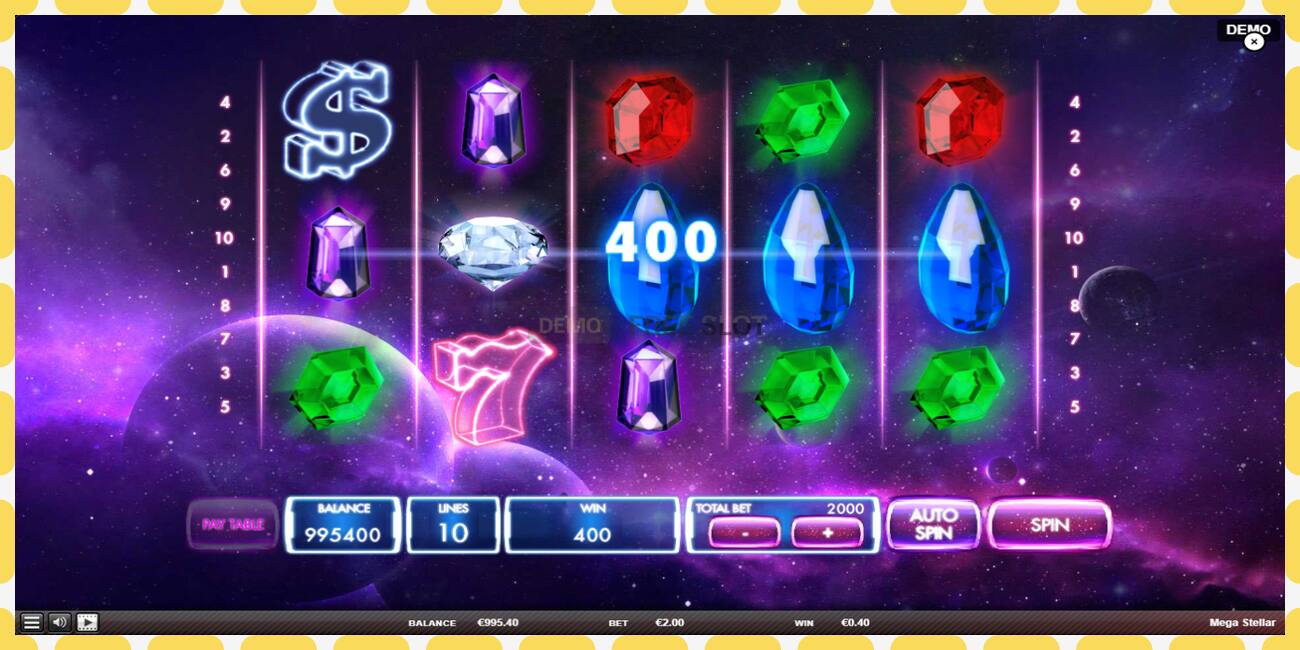 Demo slot Mega Stellar free and without registration, picture - 1