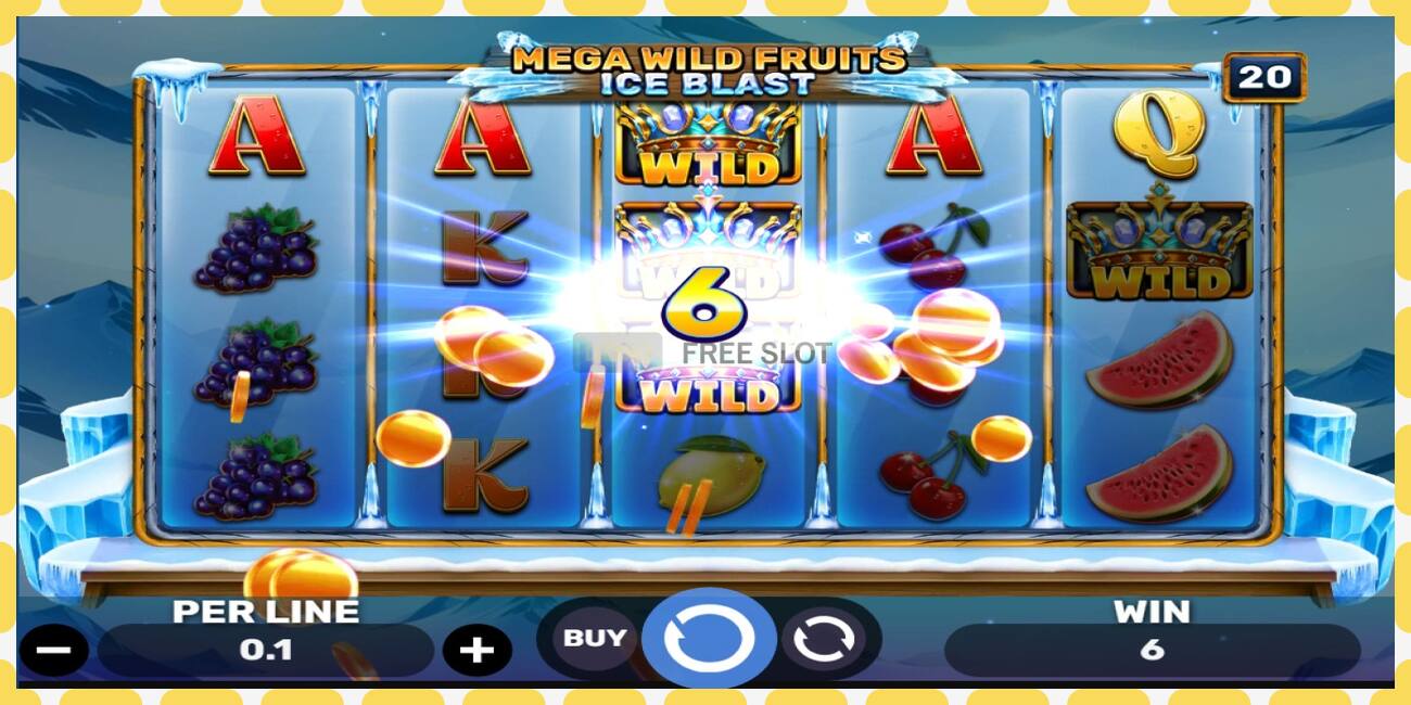 Demo slot Mega Wild Fruits - Ice Blast free and without registration, picture - 1