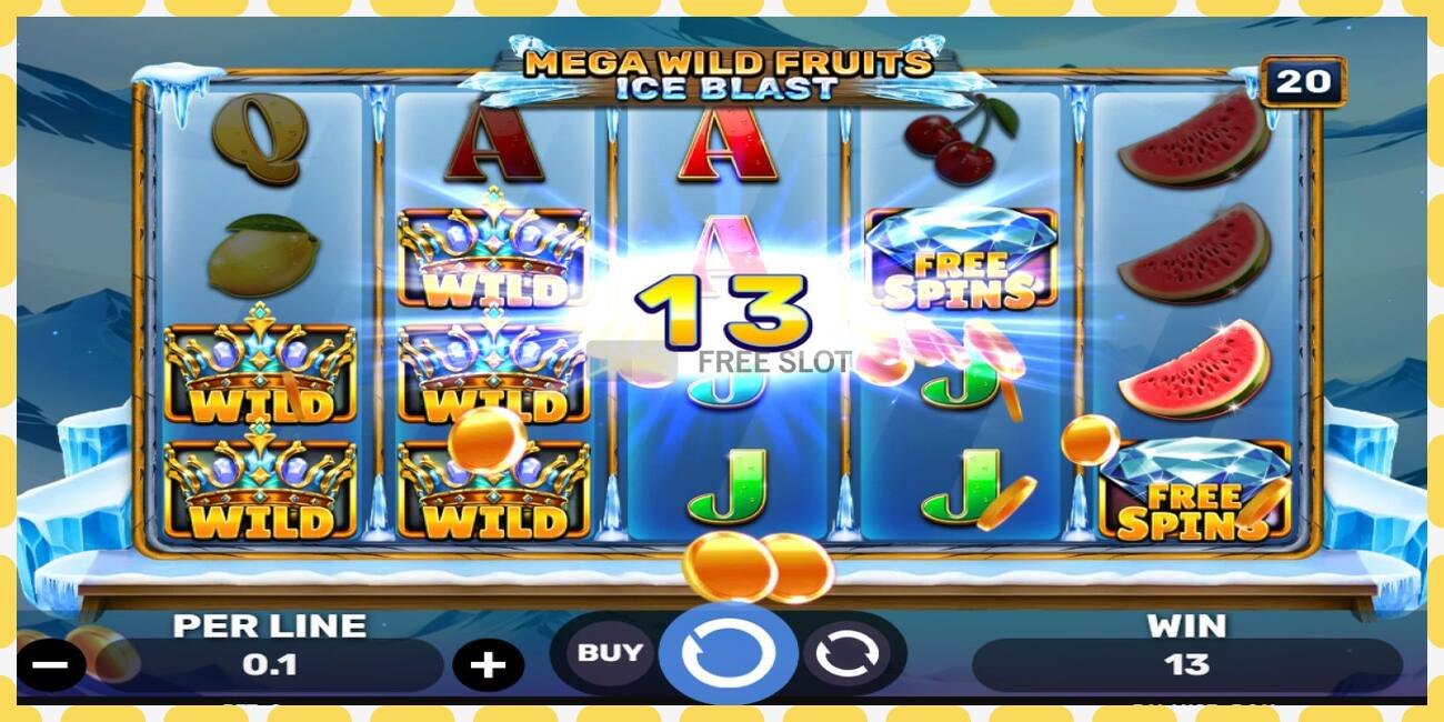 Demo slot Mega Wild Fruits - Ice Blast free and without registration, picture - 1