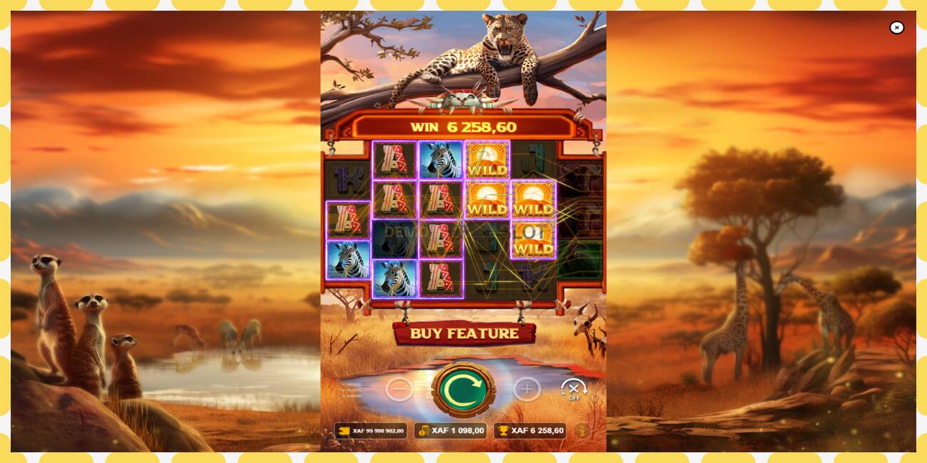 Demo slot Mega Wild Safari free and without registration, picture - 1