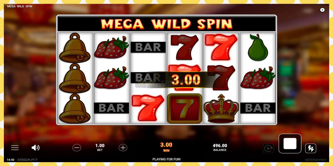 Yanayopangwa demo Mega Wild Spin bure na bila usajili, picha - 1