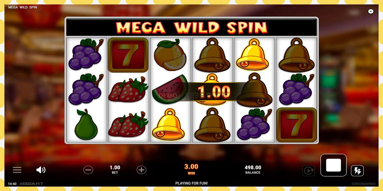 Yanayopangwa demo Mega Wild Spin bure na bila usajili, picha - 1