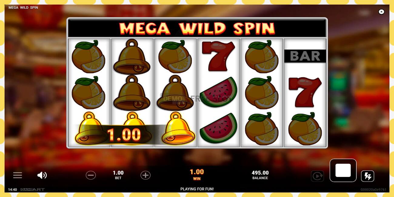 Yanayopangwa demo Mega Wild Spin bure na bila usajili, picha - 1