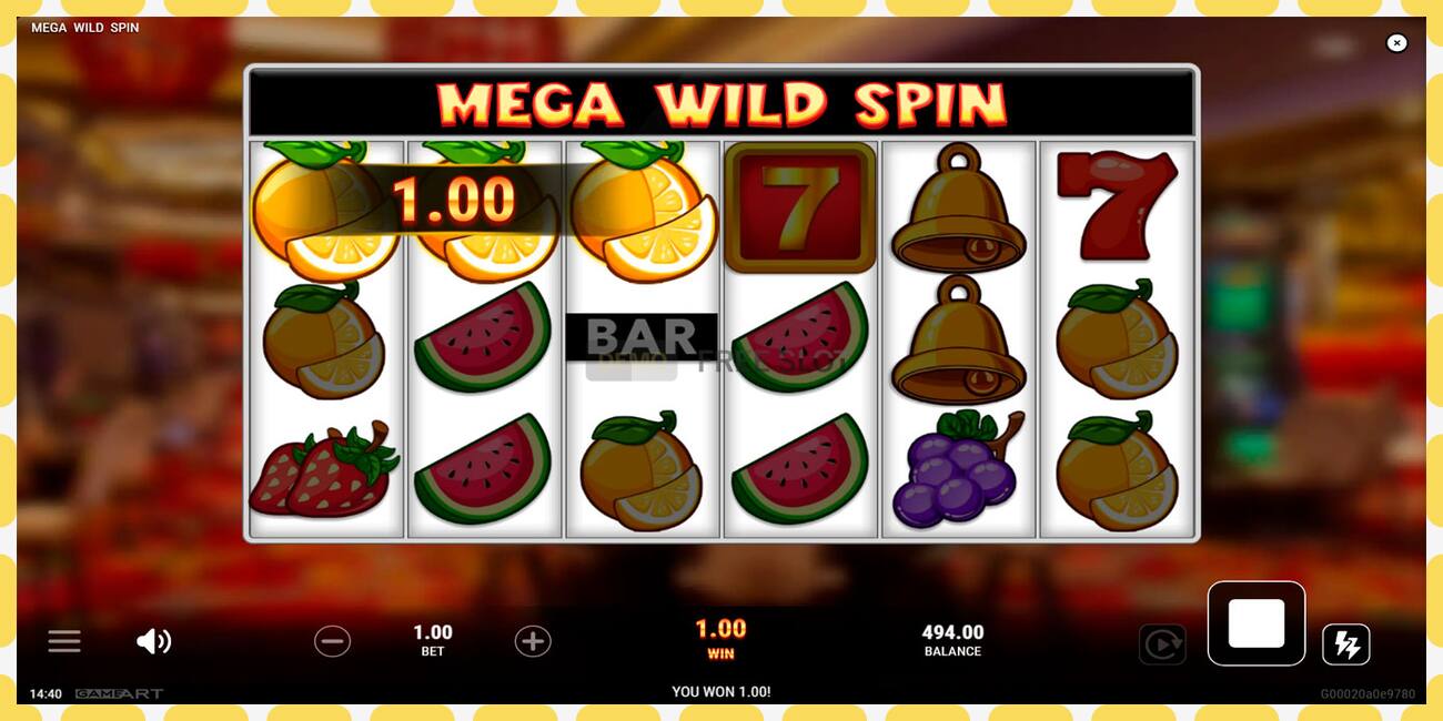 Yanayopangwa demo Mega Wild Spin bure na bila usajili, picha - 1