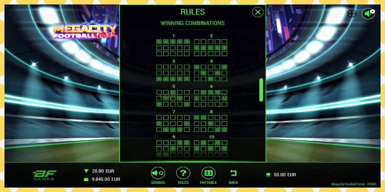 Demo slot Megacity Football Fever free and without registration, picture - 1