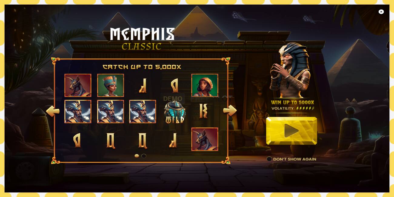 Demo slot Memphis Classic free and without registration, picture - 1