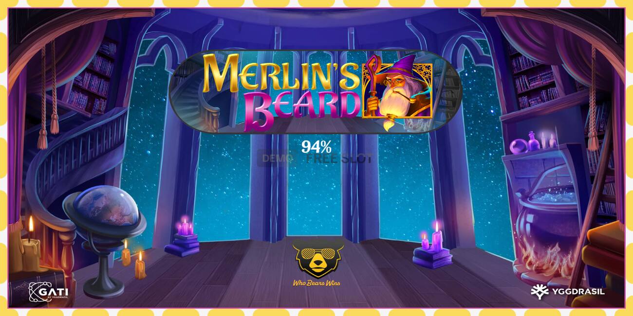 រន្ធដោតសាកល្បង Merlins Beard ឥតគិតថ្លៃនិងដោយគ្មានការចុះឈ្មោះ, រូបភាព - ១