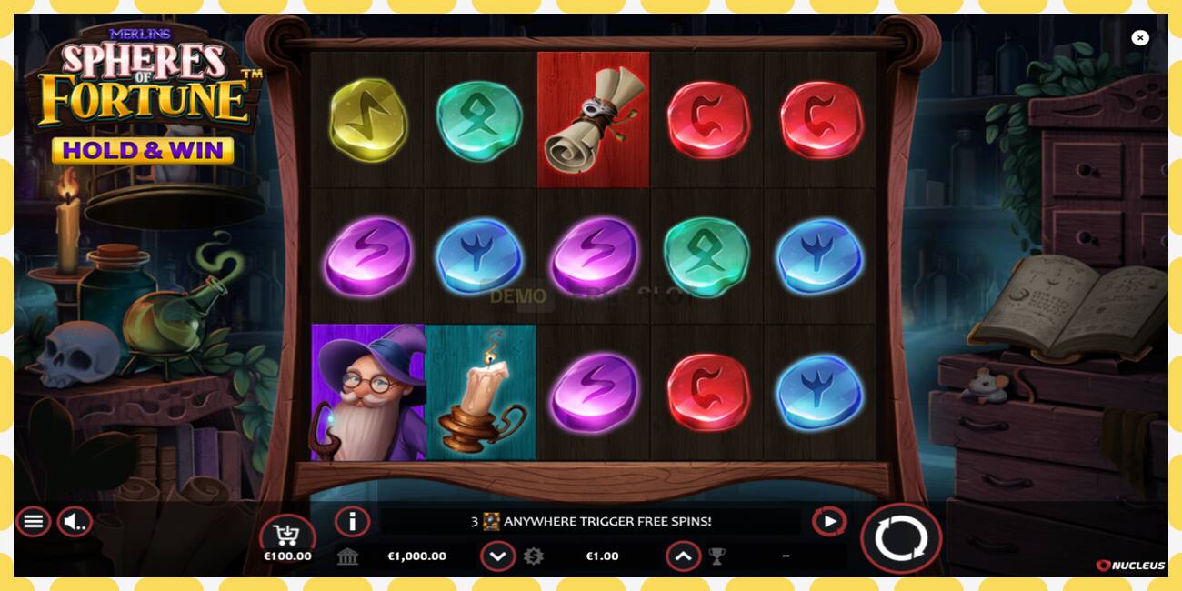 Demo slot Merlins Spheres of Fortune free and without registration, picture - 1