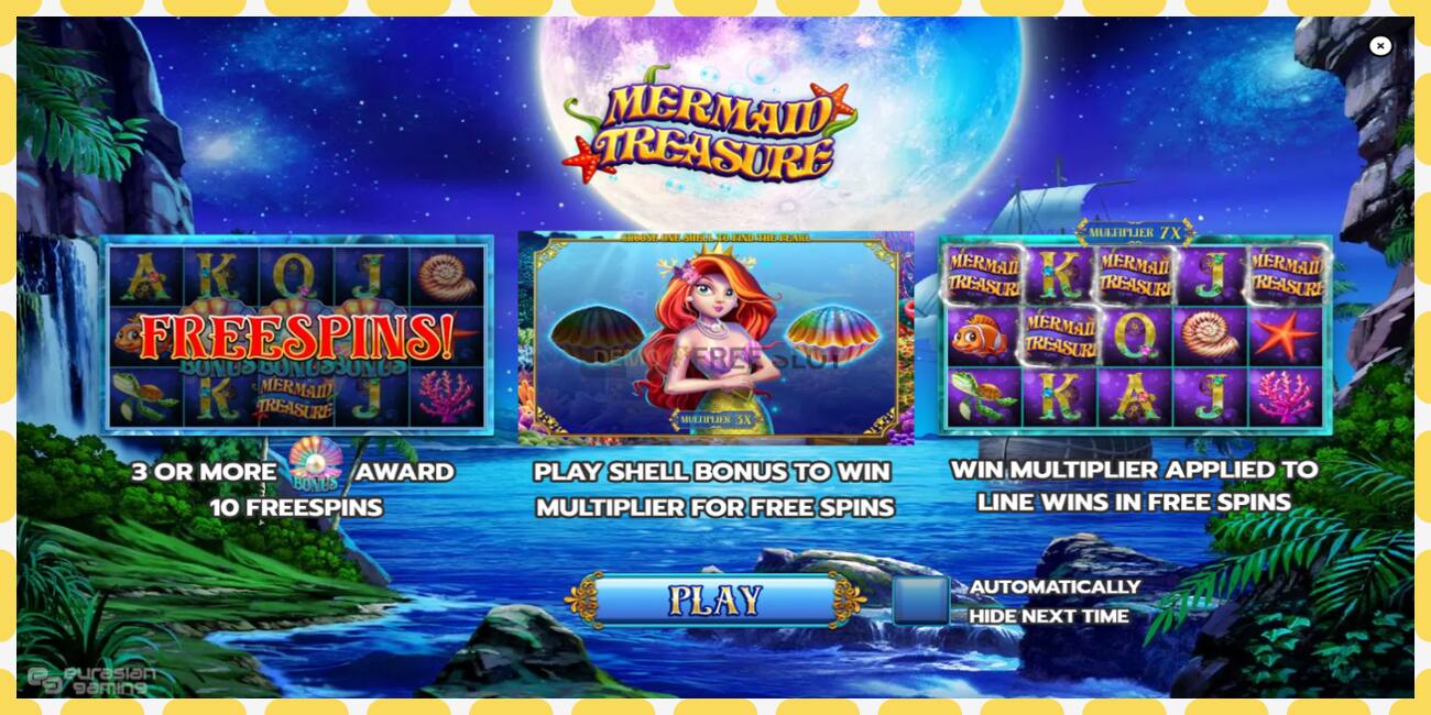 Yanayopangwa demo Mermaid Treasure bure na bila usajili, picha - 1