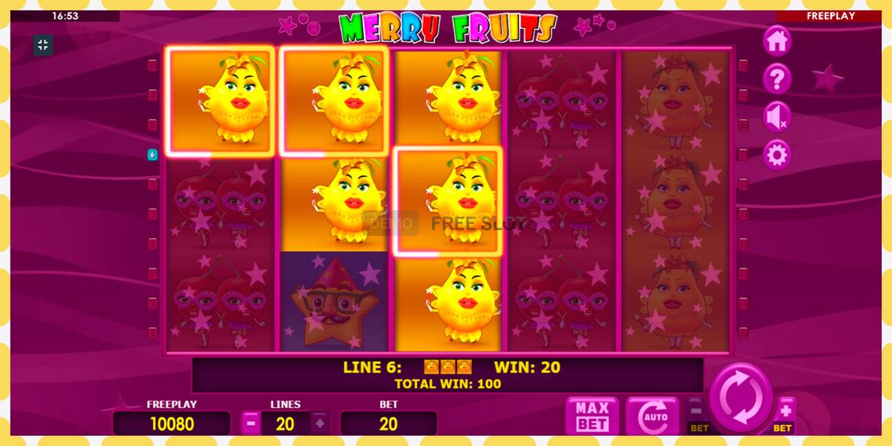 Demo slot Merry Fruits free and without registration, picture - 1