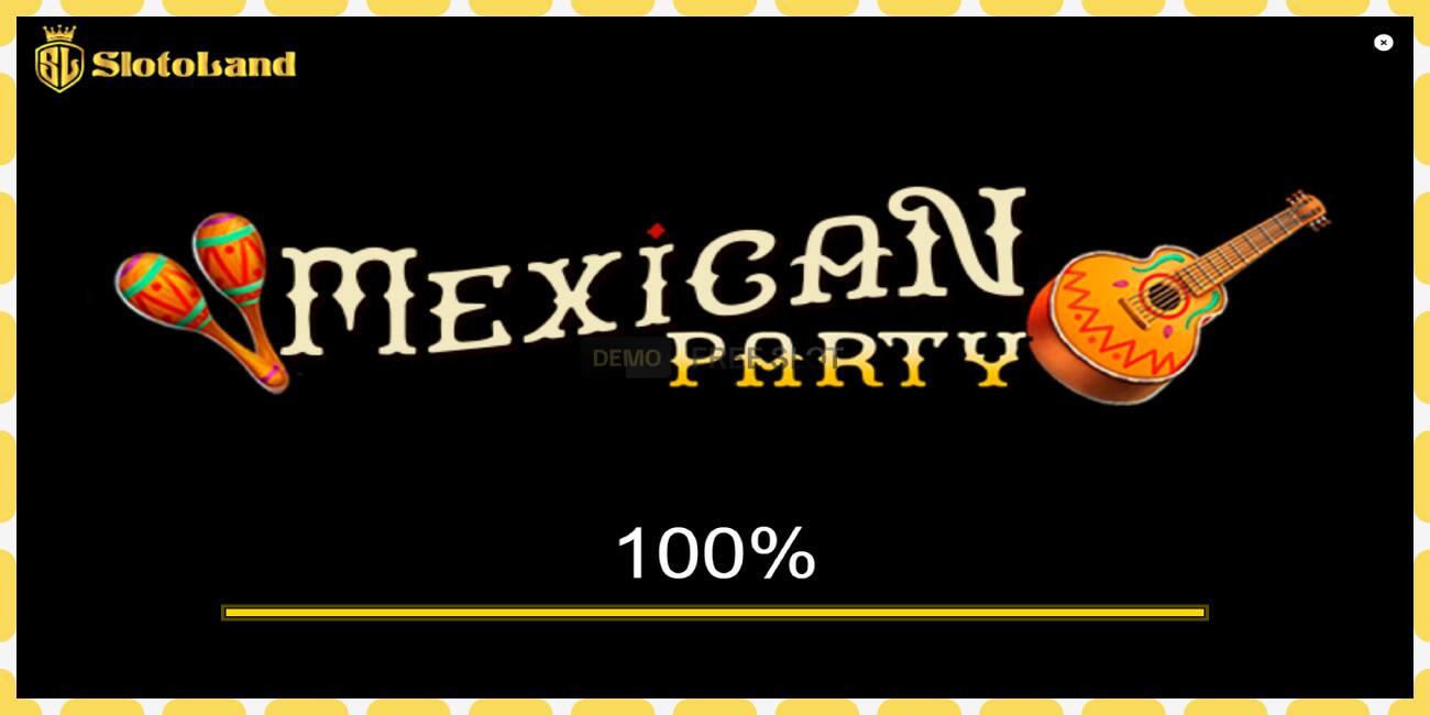 Demo slot Mexican Party free and without registration, picture - 1