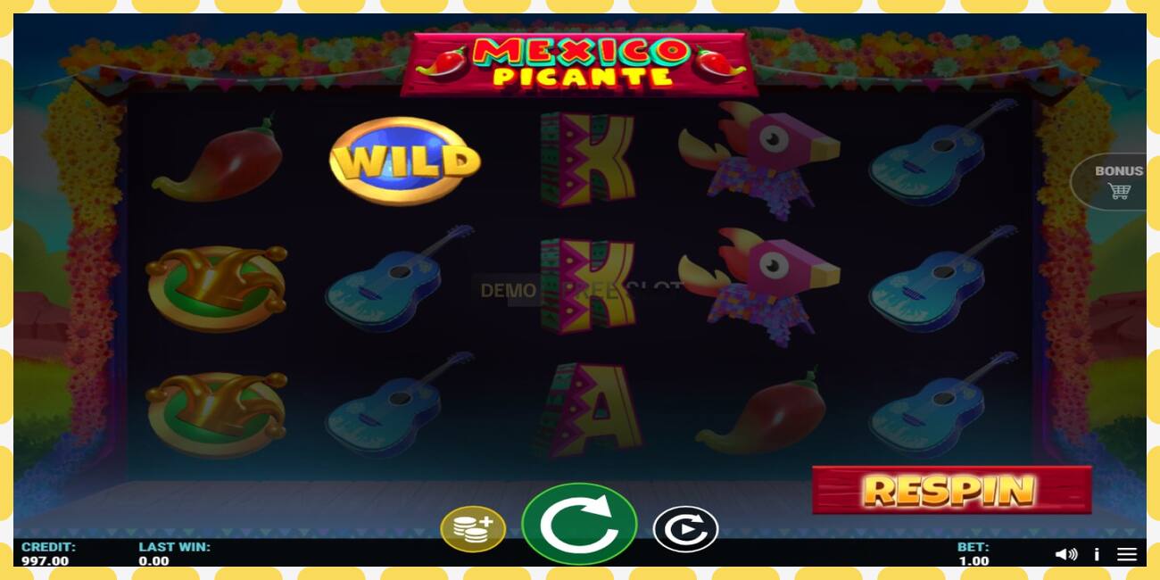 Demo slot Mexico Picante Crazy Wild free and without registration, picture - 1