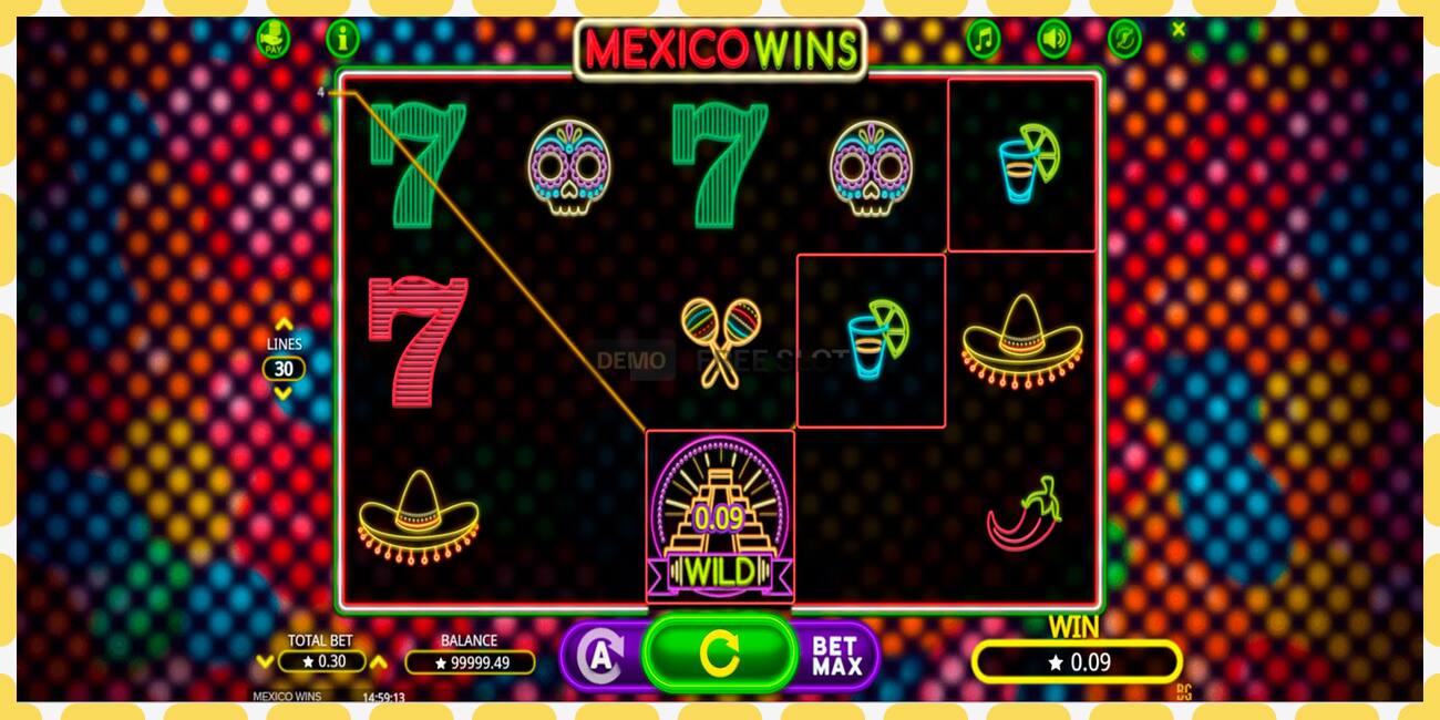 Demo slot Mexico Wins free and without registration, picture - 1