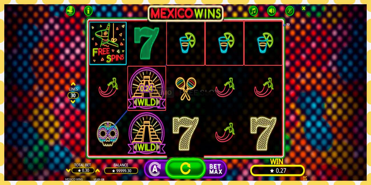 Demo slot Mexico Wins free and without registration, picture - 1