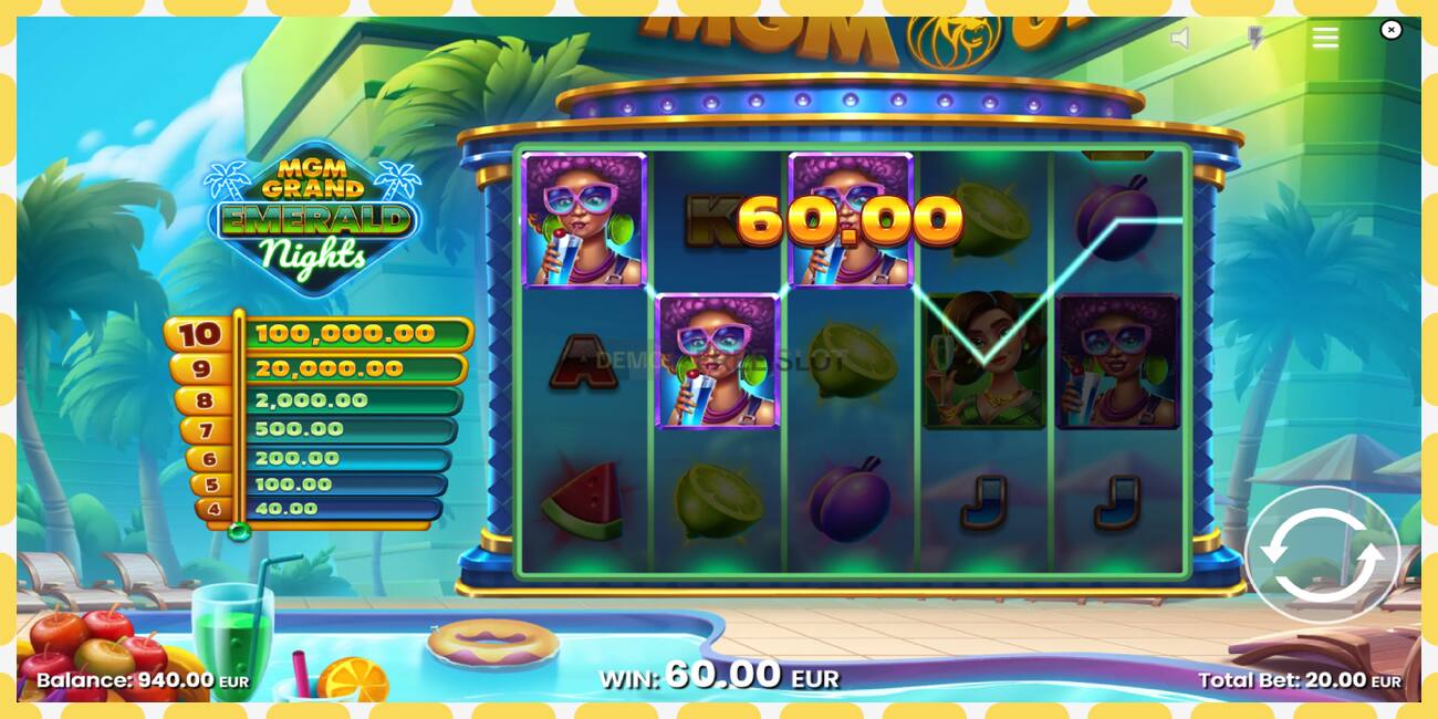 Demo slot MGM Grand Emerald Nights free and without registration, picture - 1