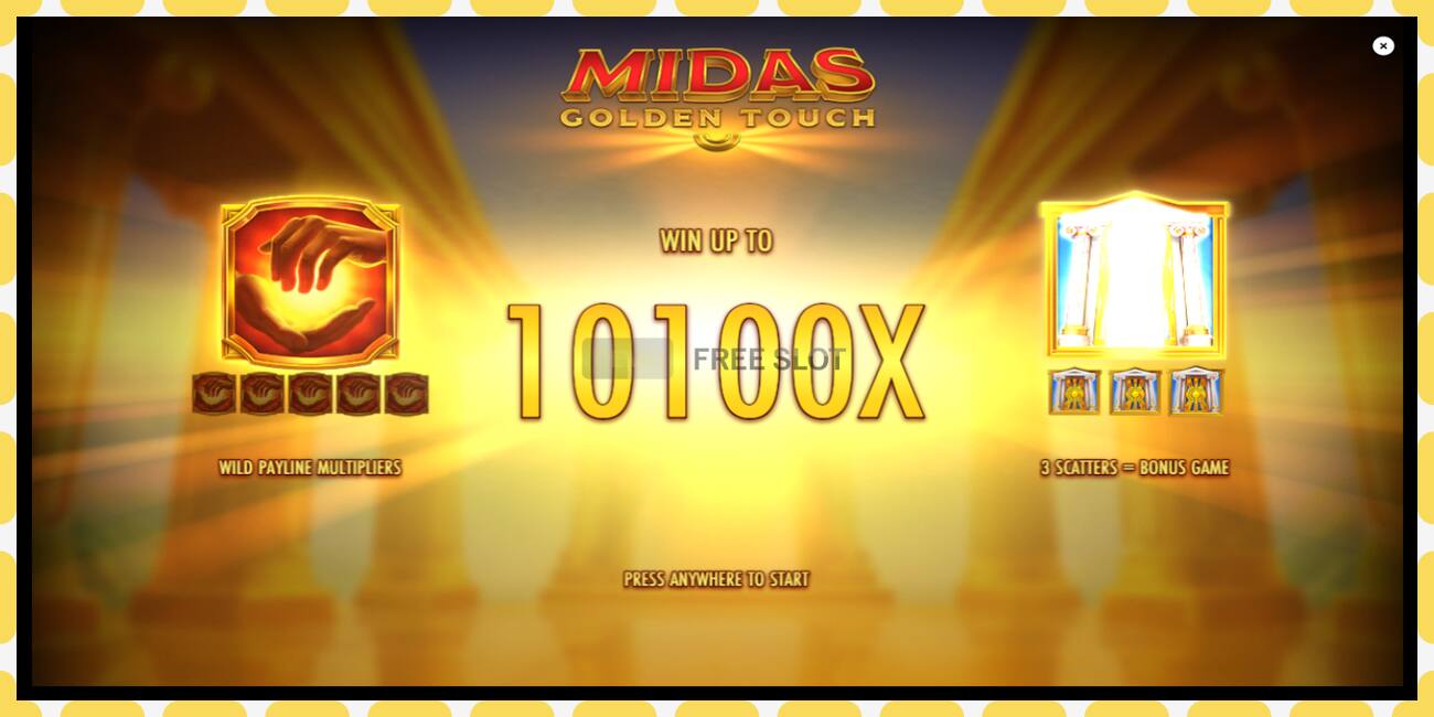 Demo slot Midas Golden Touch free and without registration, picture - 1