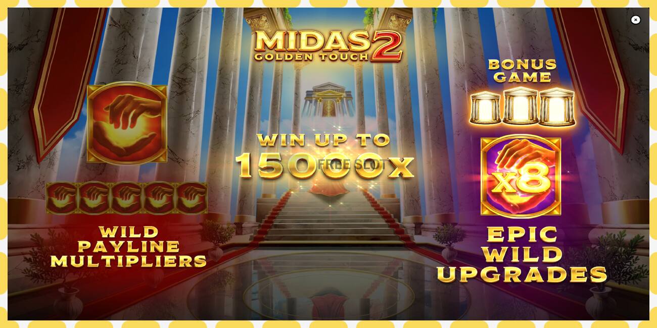 Demo slot Midas Golden Touch 2 ingyenes és regisztráció nélkül, kép - 1