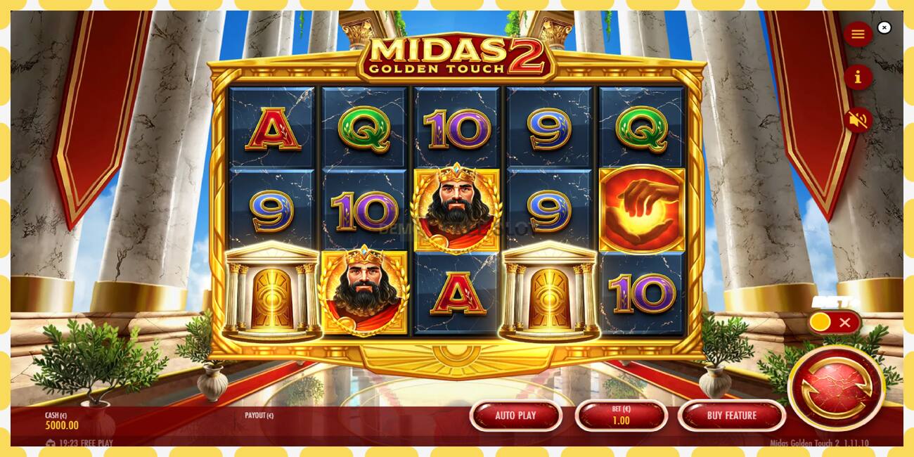 Demo slot Midas Golden Touch 2 ingyenes és regisztráció nélkül, kép - 1