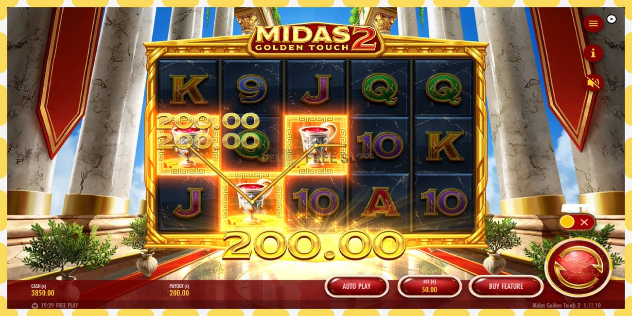 Demo slot Midas Golden Touch 2 ingyenes és regisztráció nélkül, kép - 1