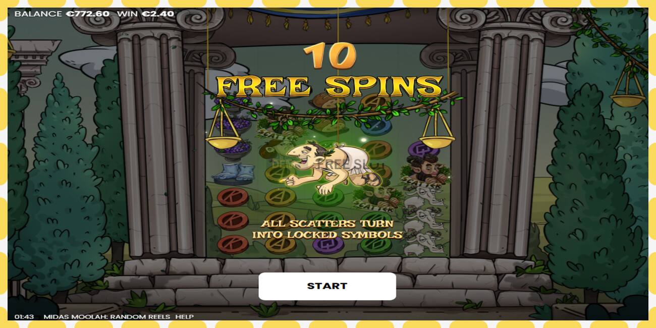 Demo slot Midas Moolah Random Reels free and without registration, picture - 1