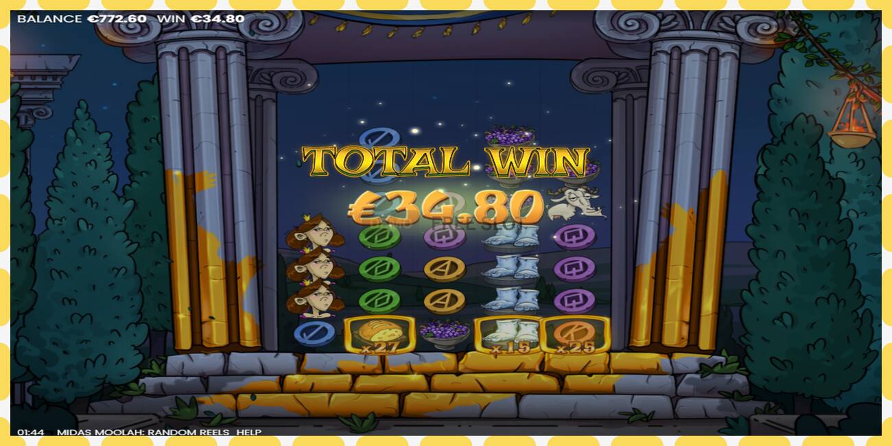 Demo slot Midas Moolah Random Reels free and without registration, picture - 1