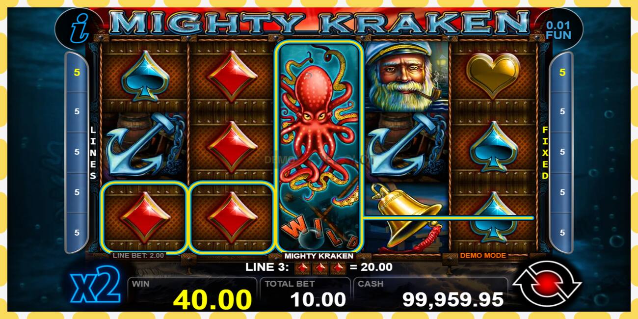 Demo slot Mighty Kraken free and without registration, picture - 1