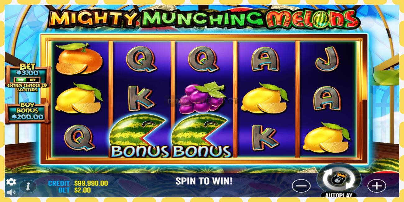 Demo-spor Mighty Munching Melons gratis og uten registrering, bilde - 1