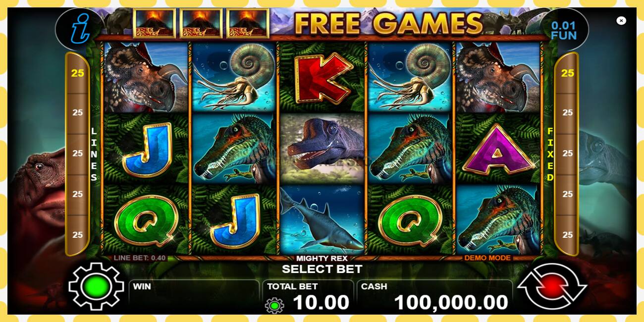 Demo slot Mighty Rex free and without registration, picture - 1