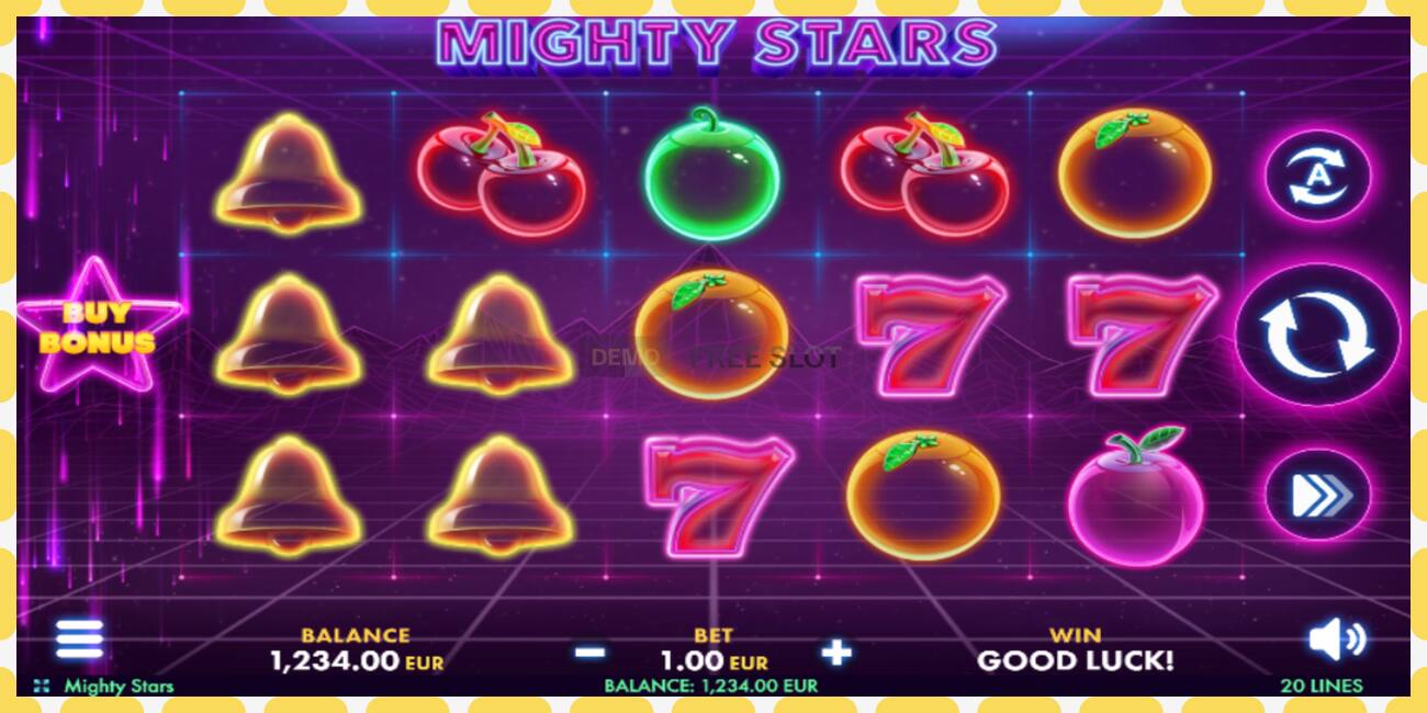 Demo rifa Mighty Stars ókeypis og án skráningar, mynd - 1