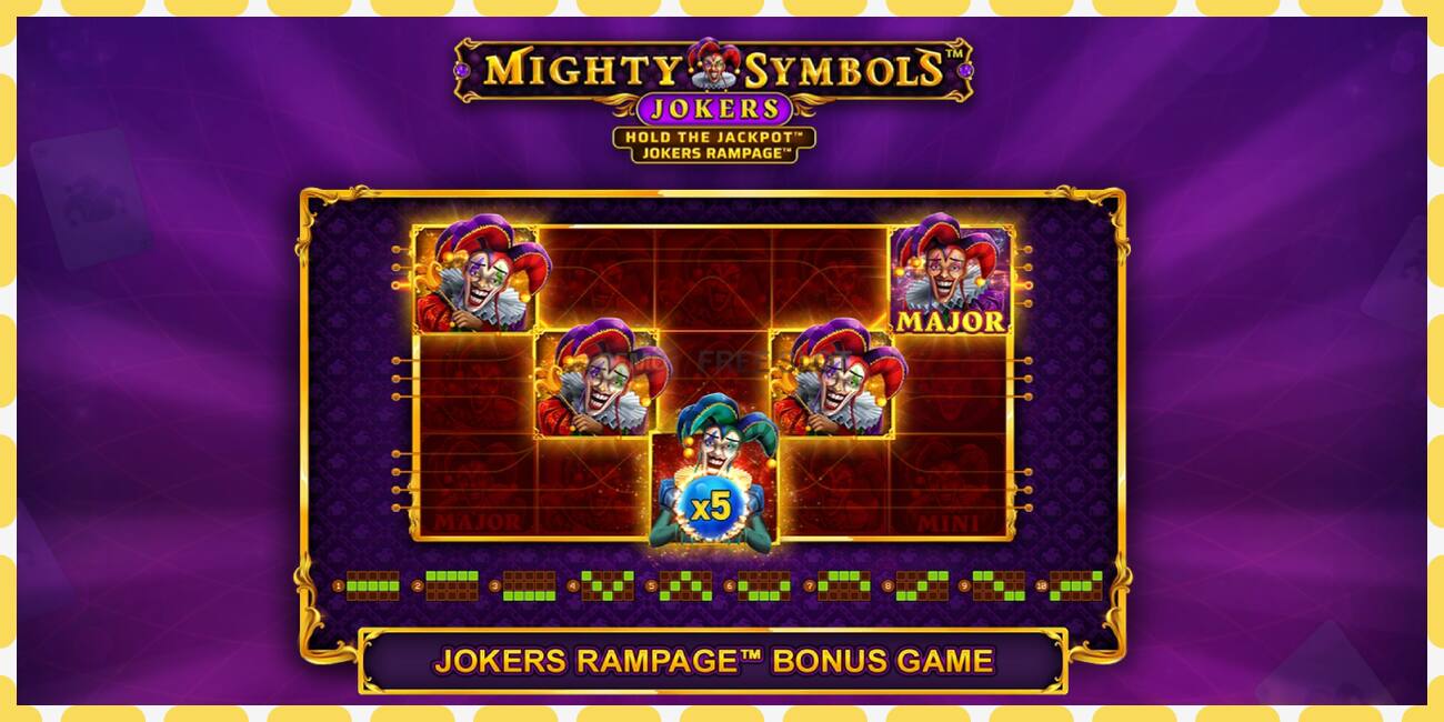 Demo-spor Mighty Symbols: Jokers gratis og uten registrering, bilde - 1