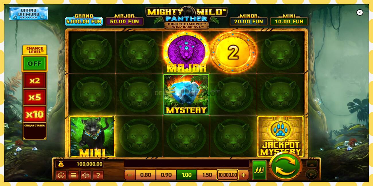 Demo slot Mighty Wild: Panther Grand Diamond Edition free and without registration, picture - 1