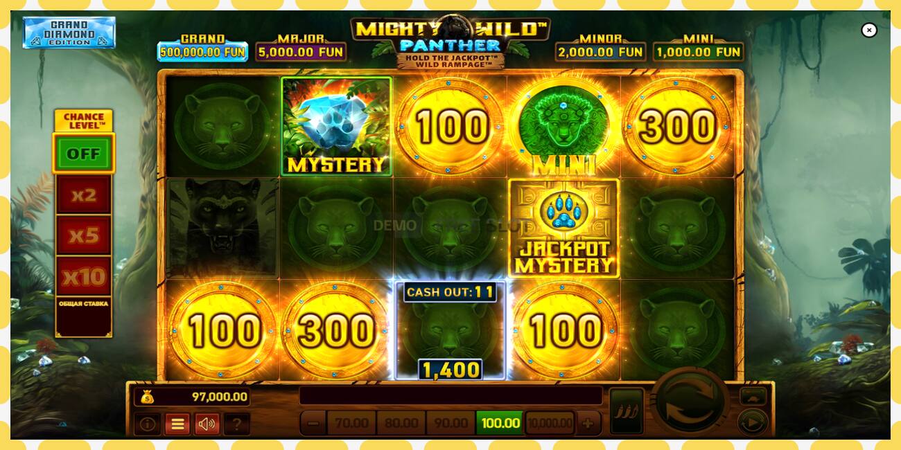 Demo slot Mighty Wild: Panther Grand Diamond Edition free and without registration, picture - 1