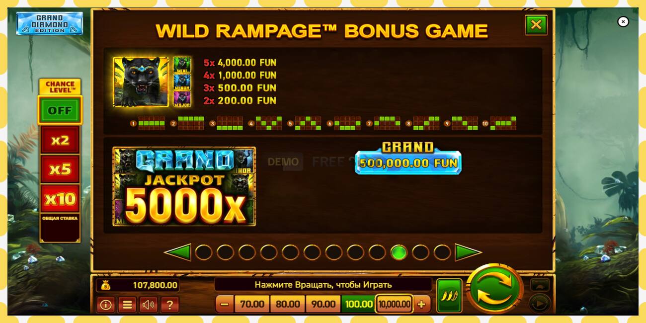 Demo slot Mighty Wild: Panther Grand Diamond Edition free and without registration, picture - 1