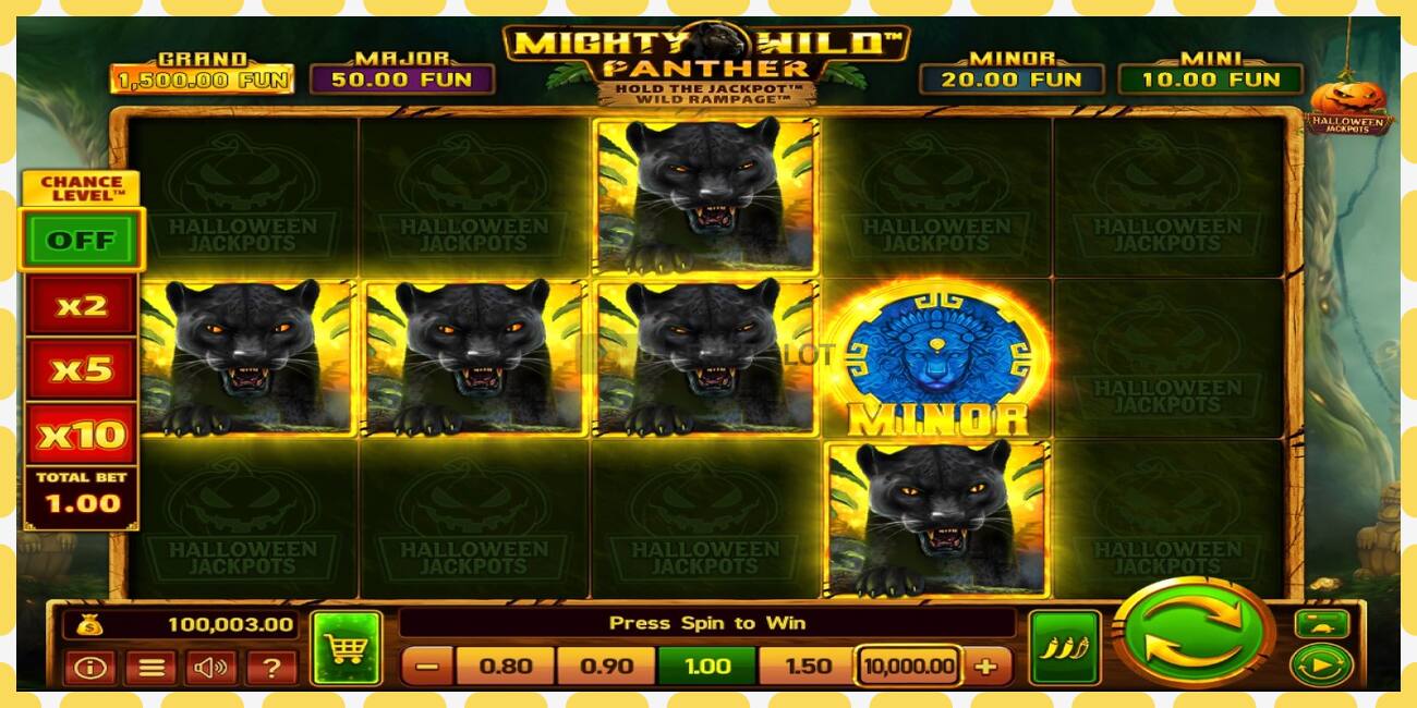 Demo slot Mighty Wild: Panther Grand Gold Edition Halloween Jackpots නොමිලේ සහ ලියාපදිංචියකින් තොරව, පින්තූරය - 1