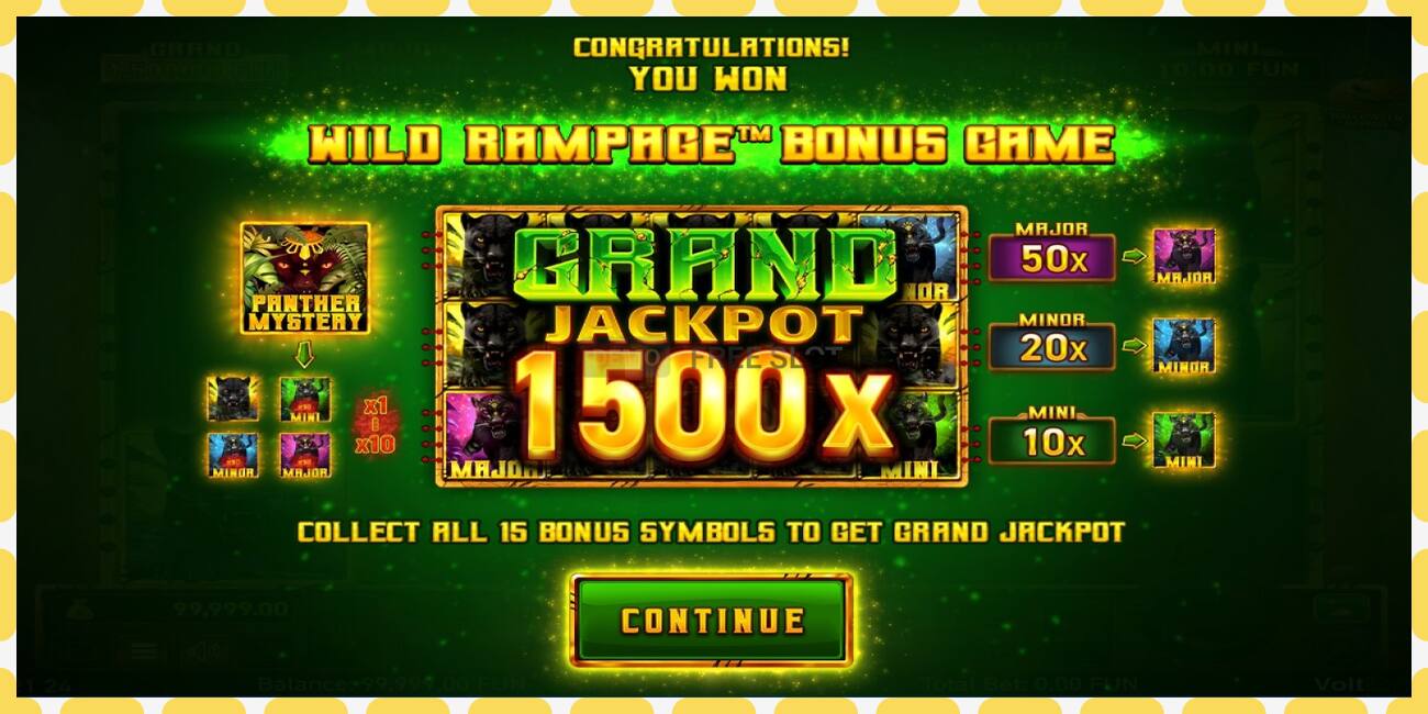 Demo slot Mighty Wild: Panther Grand Gold Edition Halloween Jackpots නොමිලේ සහ ලියාපදිංචියකින් තොරව, පින්තූරය - 1