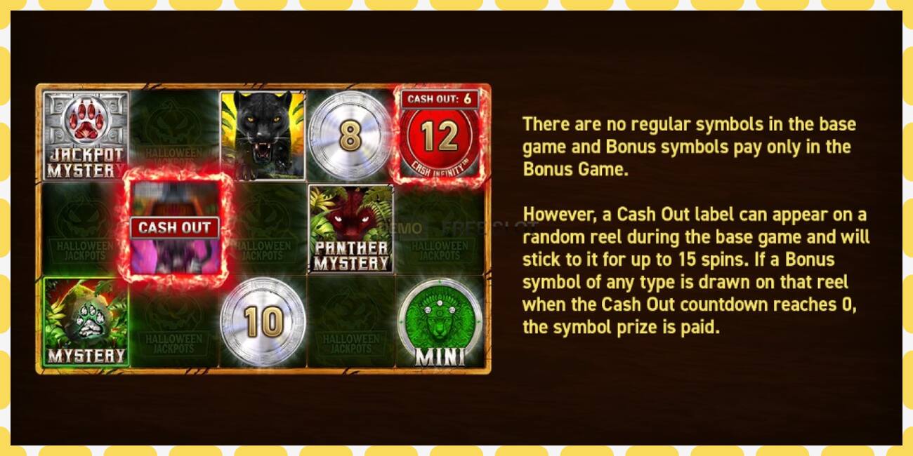 Demo slot Mighty Wild: Panther Grand Platinum Edition Halloween Jackpots free and without registration, picture - 1