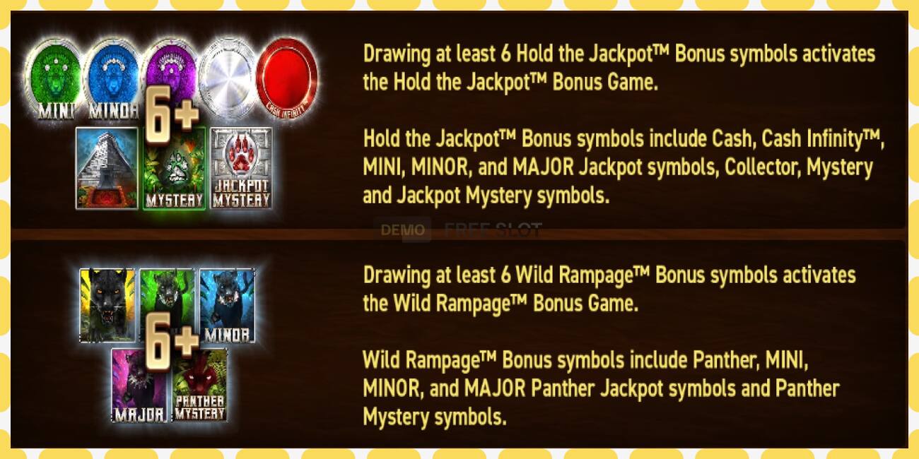 Demo slot Mighty Wild: Panther Grand Platinum Edition Halloween Jackpots free and without registration, picture - 1