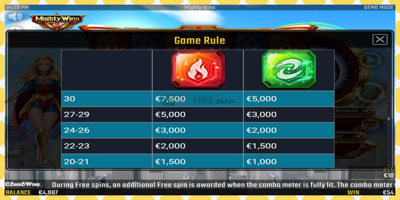 Demo slot Mighty Wins free and without registration, picture - 1