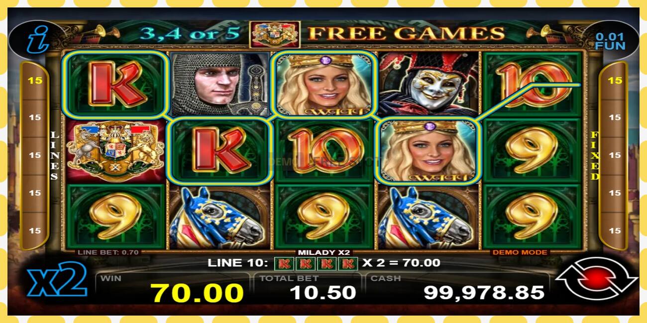 Demo slot Milady X2 free and without registration, picture - 1